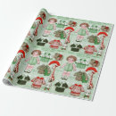 Search for vintage easter wrapping paper Green