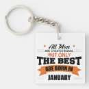 Search for january key rings Born in january