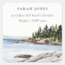 Search for nautical wedding return address labels Modern elegant