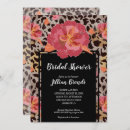 Search for animal bridal shower invitations Hot pink