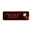 Search for red brown return address labels Maple