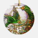 Search for stained glass birds christmas tree decorations Flowers