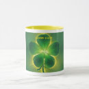 Search for lucky clover mugs Irish luck