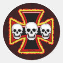 Search for evil skulls stickers Death