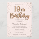 Search for 19th birthday invitations Blush