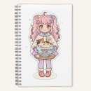 Search for cute anime girl notebooks Pastel aesthetic