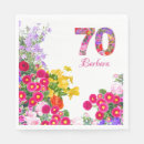 Search for 70th birthday napkins Modern
