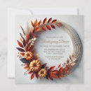 Search for wreath thanksgiving invitations Minimalist