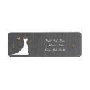 Search for wedding heart return address labels Modern