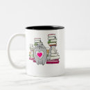 Search for cat and books mugs For book lovers