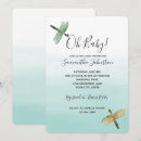 Search for dragonfly baby shower invitations Girly