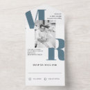 Search for large blue invitations Minimalist
