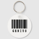 Search for genius key rings Humour