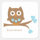 Search for owl envelope seals Baby shower