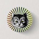 Search for cheshire cat badges Vintage
