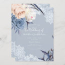 Search for dusty blue and peach wedding invitations Rustic