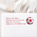 Search for soccer return address labels Athlete