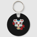 Search for wooden cross key rings Aztec pattern