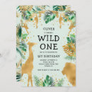 Search for jungle wild one invitations One year old