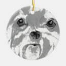 Search for shih tzu christmas tree decorations Cute