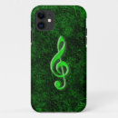 Search for music symbol iphone cases Black