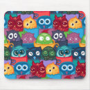Search for colourful owl pattern mousepads Animal