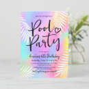 Search for swimming birthday invitations Pool party
