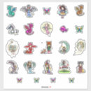 Search for fantasy character stickers Cute