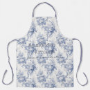 Search for blue toile aprons Roses