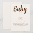 Search for neutral baby shower invitations Cream