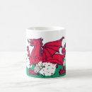 Search for red dragon of wales mugs British