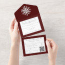 Search for snowflake wedding invitations Qr code