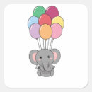 Search for colourful elephants stickers Animals