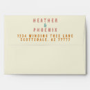 Search for unique wedding envelopes Typography