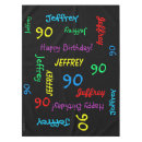 Search for birthday tablecloths Black