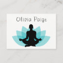 Search for meditation business cards Flower