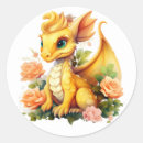 Search for yellow dragon stickers Fantasy