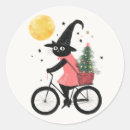 Search for spooky black cat stickers Watercolor