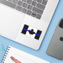 Search for thin white line stickers Flag