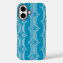 Search for blue and white lines iphone cases Abstract