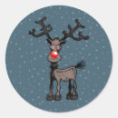 Search for rudolph reindeer stickers Funny