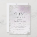 Search for purple and silver bridal shower invitations Bride