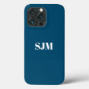 Search for teal blue iphone cases Initials
