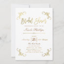 Search for faux gold bridal shower invitations Trendy