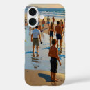 Search for crowds iphone cases Beach