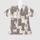 Search for grey and white cat christmas tree decorations Cats