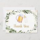 Search for beer thank you cards Beer baby shower