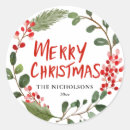 Search for holly wreath stickers Script