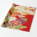 Search for red floral wrapping paper Pattern