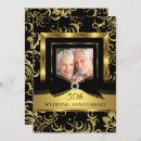 Search for black gold damask wedding invitations Party